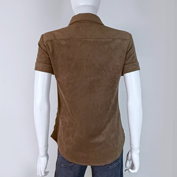 BCBGMaxazria Ultrasuede top - Picture 2 of 5